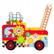 Antemergator educativ pompieri ecotoys hm013238, blocuri, labirint, multicolor edeedihm013238