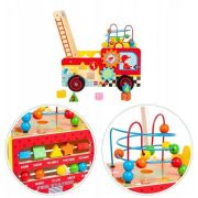 Antemergator educativ pompieri ecotoys hm013238, blocuri, labirint, multicolor edeedihm013238