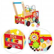 Antemergator educativ pompieri ecotoys hm013238, blocuri, labirint, multicolor edeedihm013238
