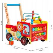 Antemergator educativ pompieri ecotoys hm013238, blocuri, labirint, multicolor edeedihm013238