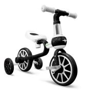 Bicicleta cu roti ajutatoare ecotoys lc-v1311 - alb cu negru edeedilc-v1311white