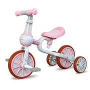 Bicicleta cu roti ajutatoare ecotoys lc-v1311 - roz edeedilc-v1311pink