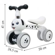 Bicicleta fara pedale ecotoys catel lc-v1308 - alb edeedilc-v1308whitedog