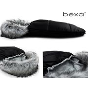 Sac De Iarna Copii Carucior   Sanie Universal Impermeabil Cu Blanita Si Interior Fleece, Premium Negru - Bexa Pjbbexa_spiworekblack