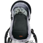 Sac De Iarna Copii Carucior   Sanie Universal Impermeabil Cu Blanita Si Interior Fleece, Premium Negru - Bexa Pjbbexa_spiworekblack