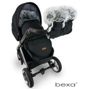 Sac De Iarna Copii Carucior   Sanie Universal Impermeabil Cu Blanita Si Interior Fleece, Premium Negru - Bexa Pjbbexa_spiworekblack