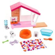 Set Jucarii Mattel Barbie Furniture And Accessories Puppies & Dog House Unicorn Playset - VG90937