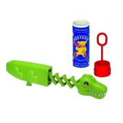 Set baloane de sapun Pustefix cu jucarie crocodil cu brat retractabil pentru a prinde baloanele de sapun 70 ml - SOLPUS869-475