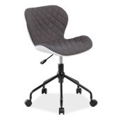 Scaun birou copii sl rino gri - alb drm4748
