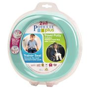 Oliță portabilă pliabilă 2 în 1 Potette Plus culoare turcoaz KDCKDS234