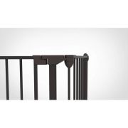 Tarc de siguranta modular cu 5 panouri, metal negru, Noma N94238