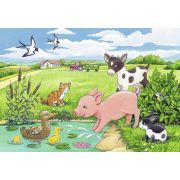 PUZZLE PUI DE ANIMALE LA FERMA, 2X12 PIESE - ARTRVSPC07582