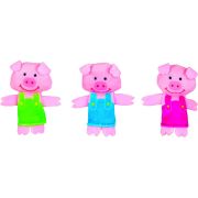 Set Marionete Lupul si cei 3 Purcelusi Fiesta Crafts FCT-2458 BBJFCT-2458_Initiala