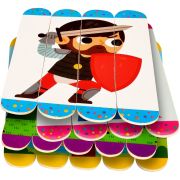 Set puzzle-uri din betisoare lemn - Castel Fiesta Crafts FCT-2934 BBJFCT-2934_Initiala