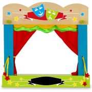 Teatru de papusi pentru marionete de deget Fiesta Crafts FCT-2749 BBJFCT-2749_Initiala