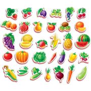 Joc educativ Lumea in Magneti - Fructe si legume Roter Kafer RK2101-04 BBJRK2101-04_Initiala
