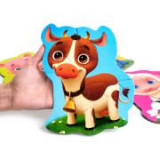 Puzzle Maxi Bebelusi Animale de la Ferma, 13 piese Roter Kafer RK1210-01 BBJRK1210-01_Initiala