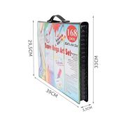 Set pentru pictura 168 piese cu geanta inclusa Iso Trade MY17250 BBJMY17250_Negru