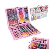 Set pentru pictura 168 piese cu geanta inclusa Iso Trade MY17250 BBJMY17250_Roz
