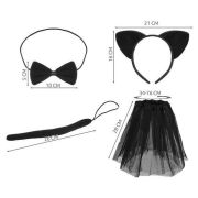 Costum pisicuta 4 in 1 Iso Trade MY17312 BBJMY17312_Negru