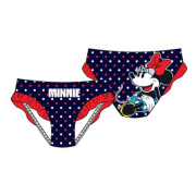 Slipi baie cu volanase Minnie SunCity ET1805 BBJET1805_Albastru/Rosu/Buline_8 ani (128 cm)