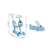Trotineta buburuza 5 in 1 cu roti Led Kruzzel MY2841 BBJMY2841_Albastru