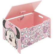 Ladita din lemn pentru depozitare jucarii Minnie Mouse BBXWD12894