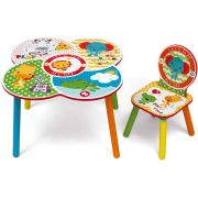 Set masuta multifunctionala si un scaunel It's Giggle Time BBXFP10000