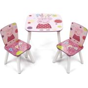 Set masuta si 2 scaunele Peppa Pig BBXPP8377