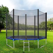 Set Trambulina 180 cm cu plasa si scarita  In One IO0027 BBJIO0027_Albastru