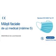 Set 50 masti faciale de uz medical pentru copii - filtrare >98%