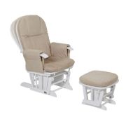 Tutti Bambini - Fotoliu reglabil alaptare, cu suport pentru picioare  Alb BBB211935/10CM