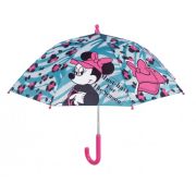 Umbrela manuala 38 cm cu inchidere cu siguranta Minnie bleu - SOLPE50124