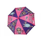 Umbrela manuala 42 cm cu inchidere cu siguranta LOL Surprise - SOLPE75071