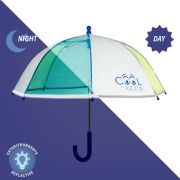 Umbrela manuala reflectorizanta semi transparenta Cool Kids Perletti - SOLPE15558