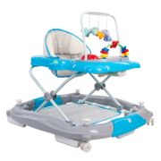 Premergator sun baby pisicuta 021 cu functie de balansoar - blue grey  edeedib01.021.1.14