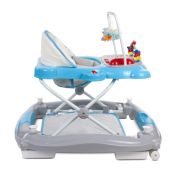 Premergator sun baby pisicuta 021 cu functie de balansoar - blue grey  edeedib01.021.1.14