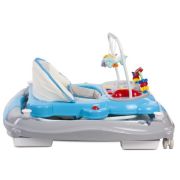 Premergator sun baby pisicuta 021 cu functie de balansoar - blue grey  edeedib01.021.1.14