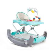 Premergator sun baby pisicuta 021 cu functie de balansoar - turquoise grey edeedib01.021.1.9