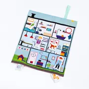 Set joaca portabil Tiny Magic Clinica veterinara cu 5 personaje incluse - SOLTMGV23