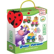 Joc educativ cu velcro Jolly Farmer Roter Kafer RK6101-03 BBJRK6101-03_Initiala