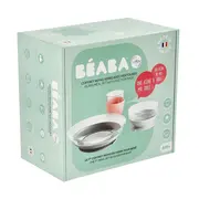 Set de masa 3 piese din sticla DURALEX cu suport antiaderent - Eucalyptus ERFB913487
