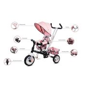 Tricicleta cu sezut reversibil sun baby 002 super trike plus pink edeedij01.002.1.6
