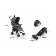 Lionelo - Carucior sport Elia Cu accesorii, Gri BYNLO-ELIA_GRAPHITE