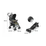 Lionelo - Carucior sport Elia Cu accesorii, Gri BYNLO-ELIA_GRAPHITE