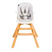 Scaun de masa 3 in 1 Juju Eat&Twist, Gri JUJJU1021-Grey