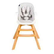Scaun de masa 3 in 1 Juju Eat&Twist, Gri JUJJU1021-Grey