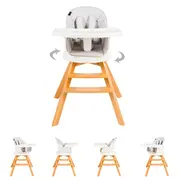 Scaun de masa 3 in 1 Juju Eat&Twist, Gri JUJJU1021-Grey