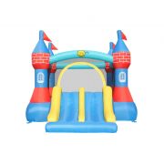 Saltea gonflabila castel cu tobogan dublu FUNK9512