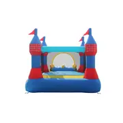 Saltea gonflabila castel cu tobogan dublu FUNK9512